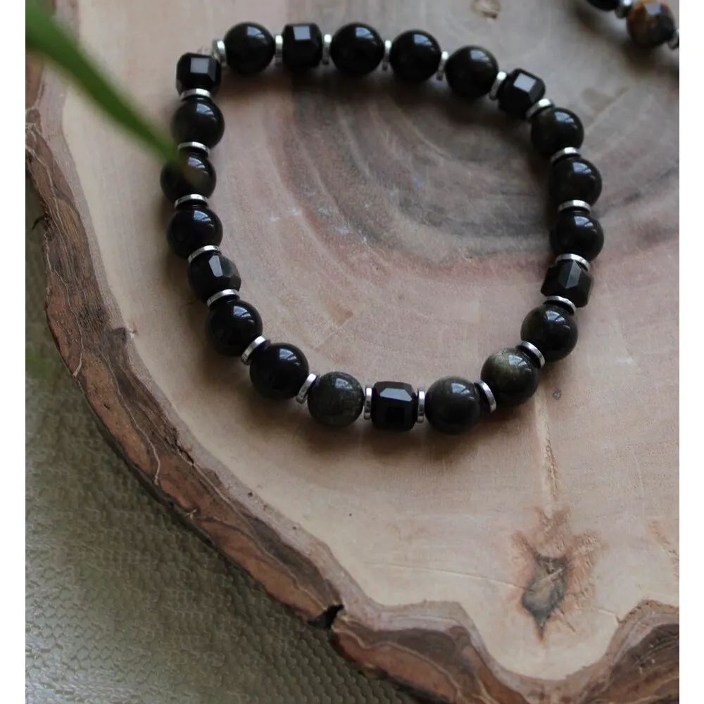 Obsidyen&hematit
